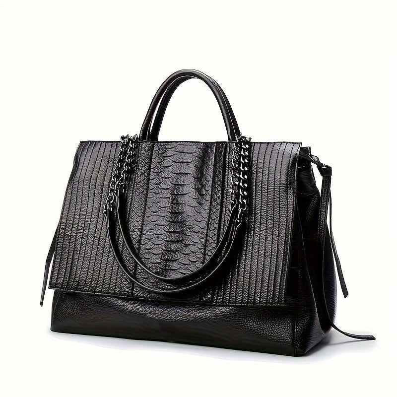Large Capacity Women Laptop Shoulder Bag Stylish Work Tote Bag for Office Travel and Daily Use