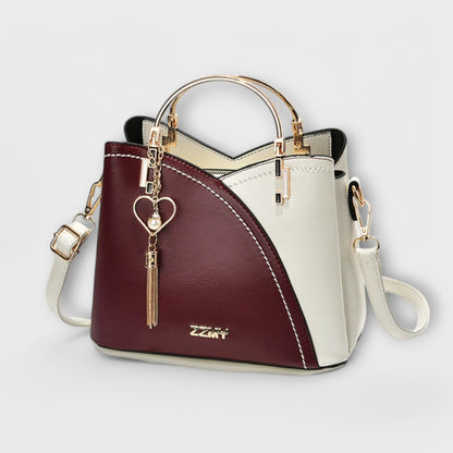 Large Capacity Women’s Handbag with Secure Zipper Closure and Adjustable Shoulder Strap