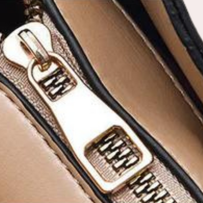 Large Capacity Women’s Handbag with Secure Zipper Closure and Adjustable Shoulder Strap