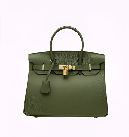 Large Elegant Handbag Women's PU Leather Spacious Shoulder Bag
