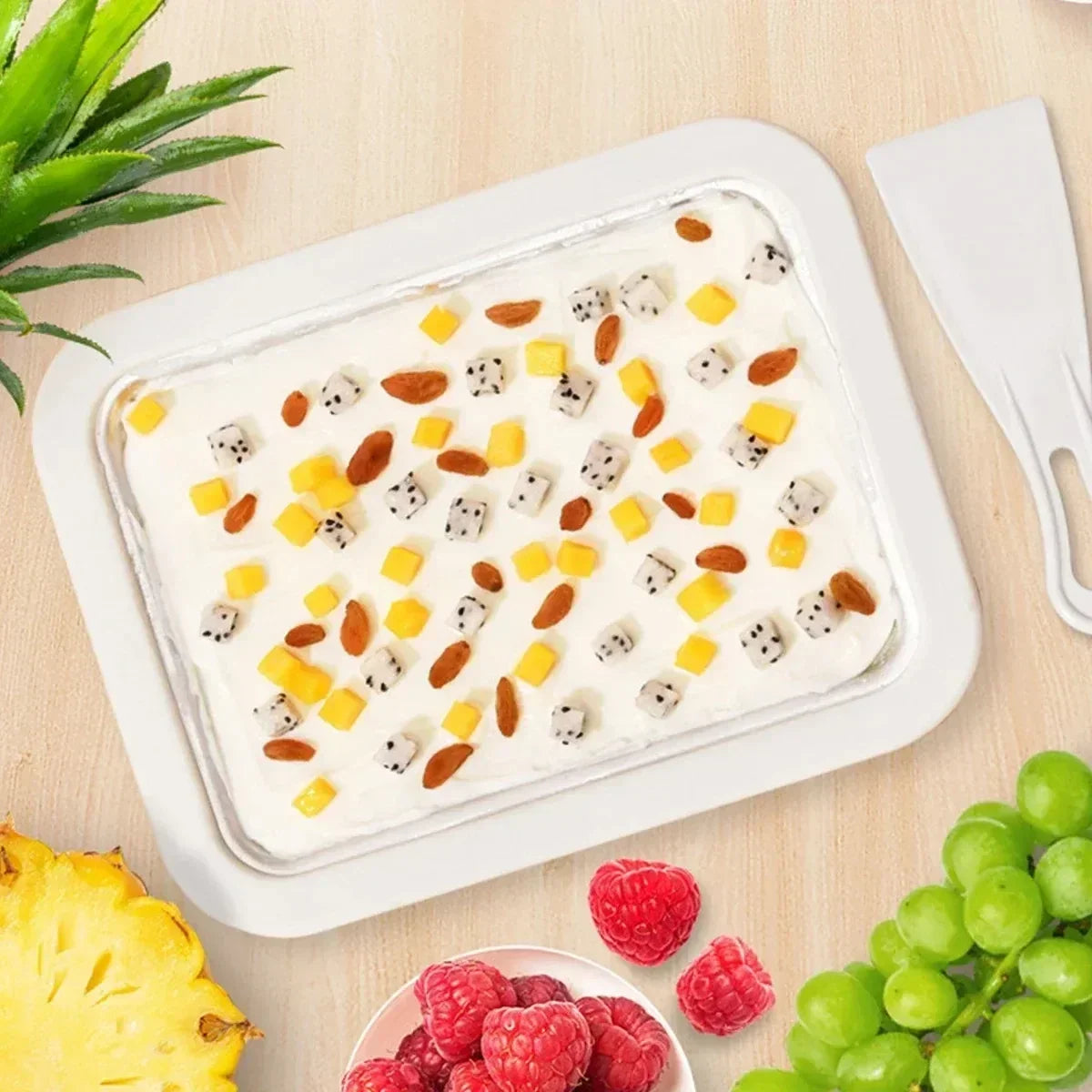 Large Rolled Ice Cream Maker Pan