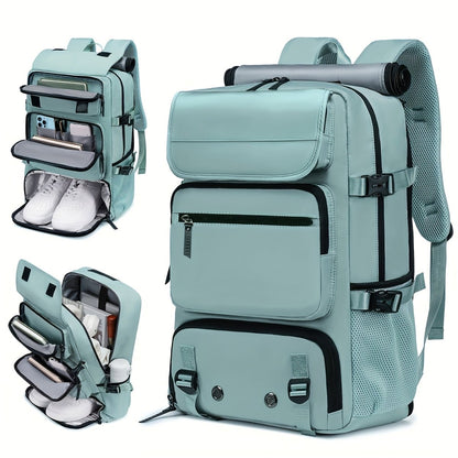 Larvento – Large Waterproof Travel Backpack with USB Charging Port