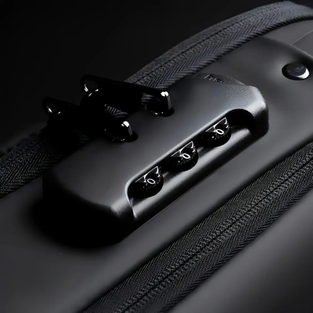 Larvento – Men’s Waterproof Anti-Theft Crossbody Bag with USB Charging Port