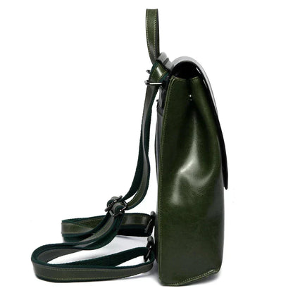 Larvento – Women’s Genuine Leather Backpack with Multiple Storage Pockets