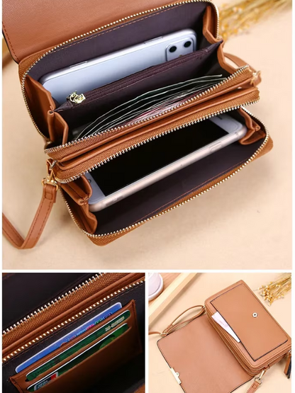 Leather Crossbody Bag Everyday Occasions Elegant Practical