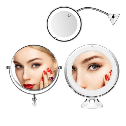 Lighted Makeup Mirror LED Magnification Adjustable Lighting