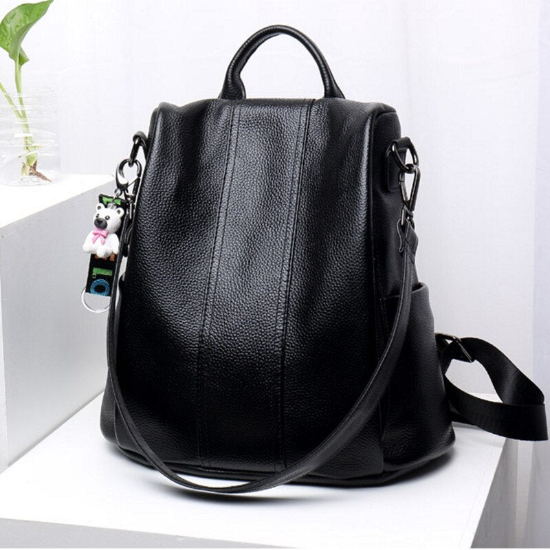 Lightweight Anti Theft Backpack with Adjustable Straps Convertible Travel Shoulder Bag