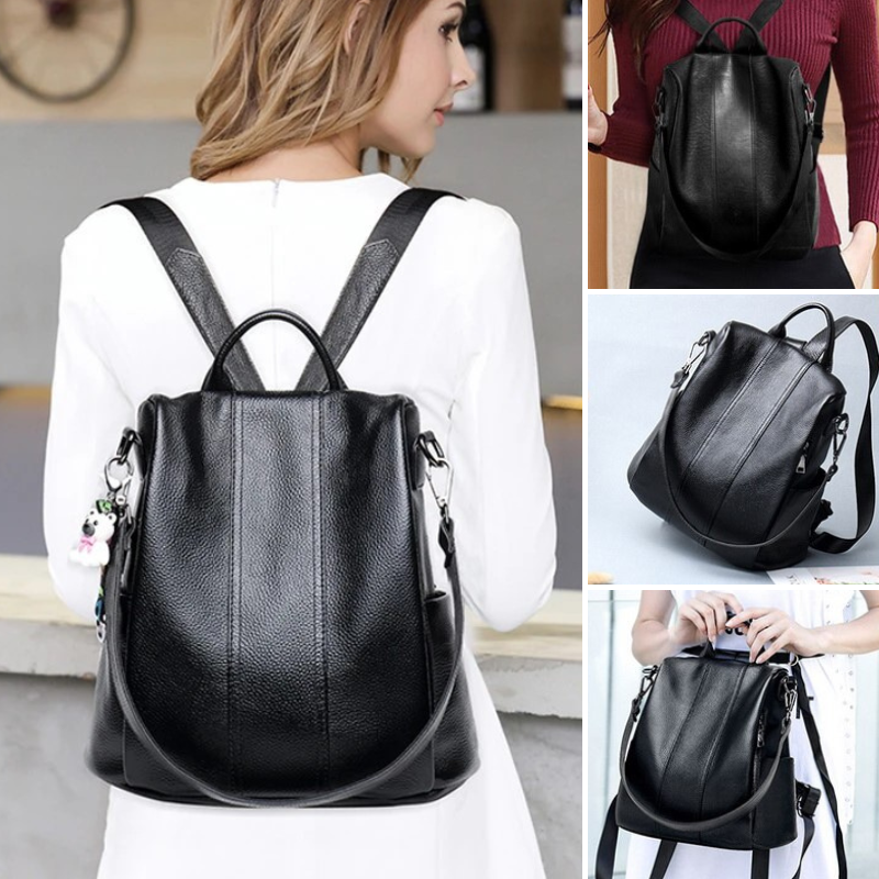 Lightweight Anti Theft Backpack with Adjustable Straps Convertible Travel Shoulder Bag