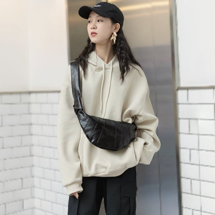 Lightweight Crossbody Shoulder Bag with Adjustable Strap Multi Pocket Everyday Handbag