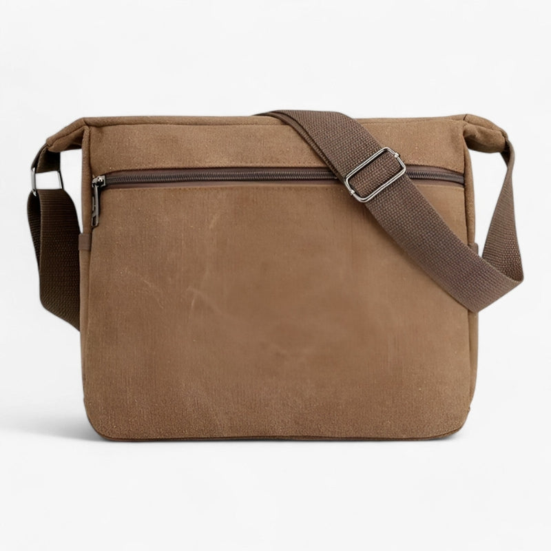 Lightweight Crossbody Shoulder Bag with Multiple Pockets and Adjustable Strap