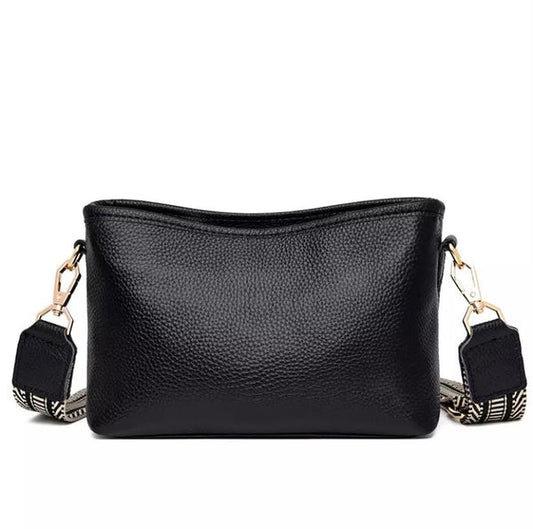 Lightweight Multi Pocket Crossbody Shoulder Bag Adjustable Strap Casual Everyday Travel Messenger Bag