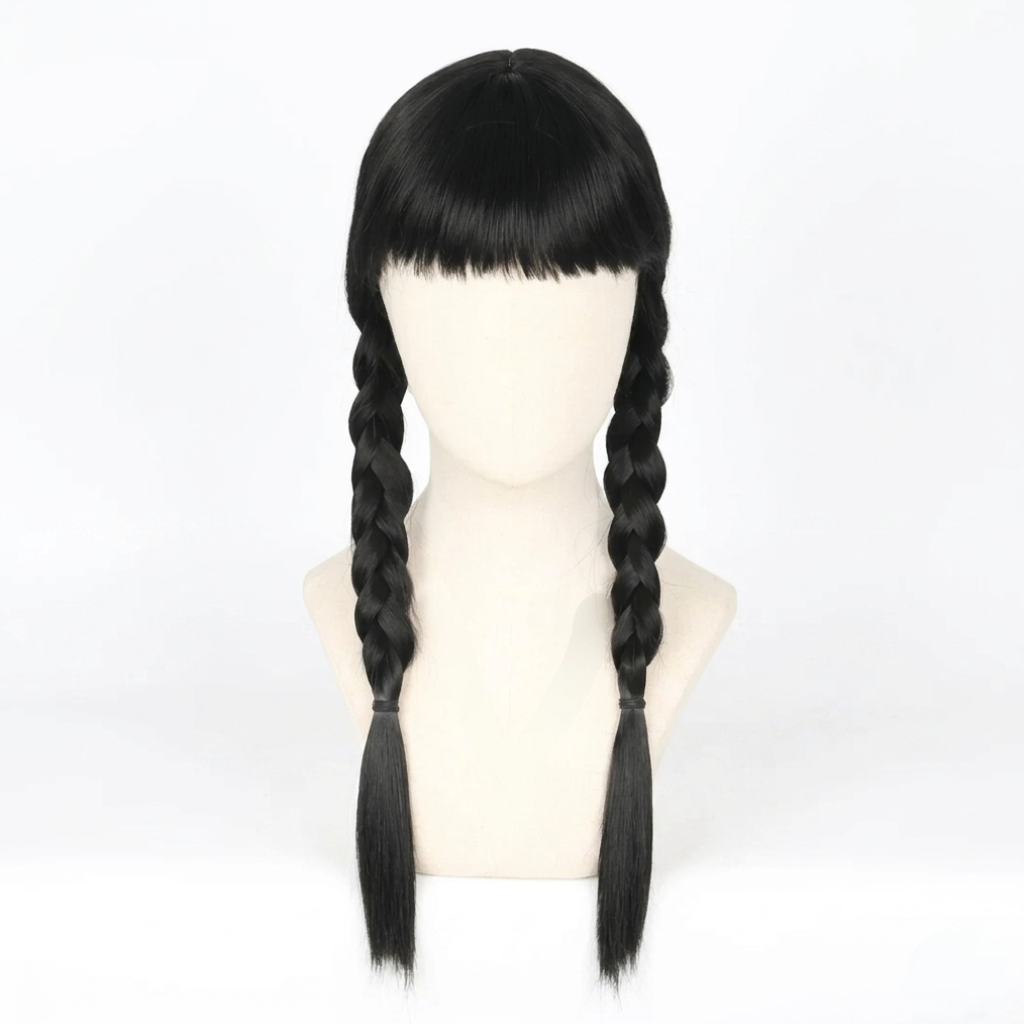 Long Braided Wig Halloween Costume Hair Accessory For Dress Up