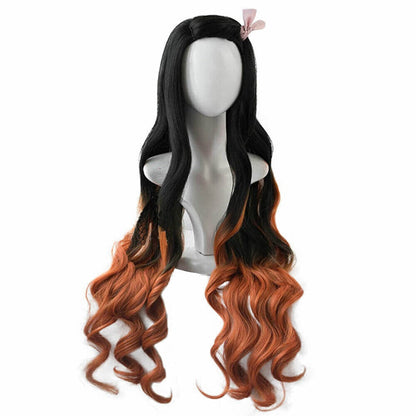 Long Wavy Anime Cosplay Wig With Wig Cap Halloween Costume Hair