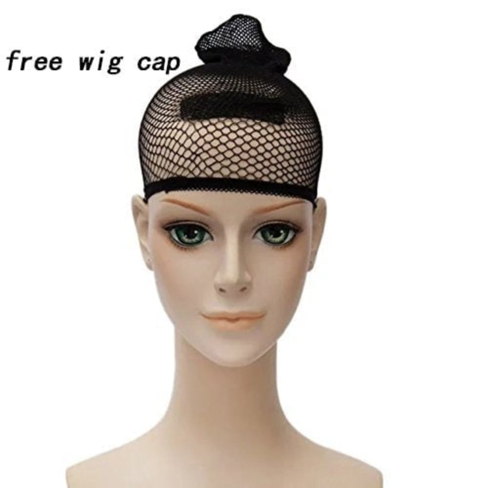 Long Wavy Anime Cosplay Wig With Wig Cap Halloween Costume Hair