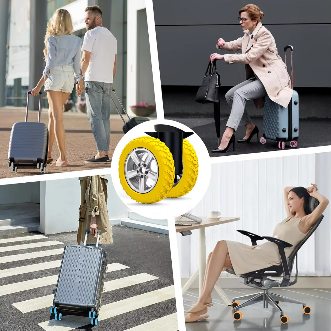 Luggage Wheel Covers Suitcase Wheel Protectors Travel Accessories