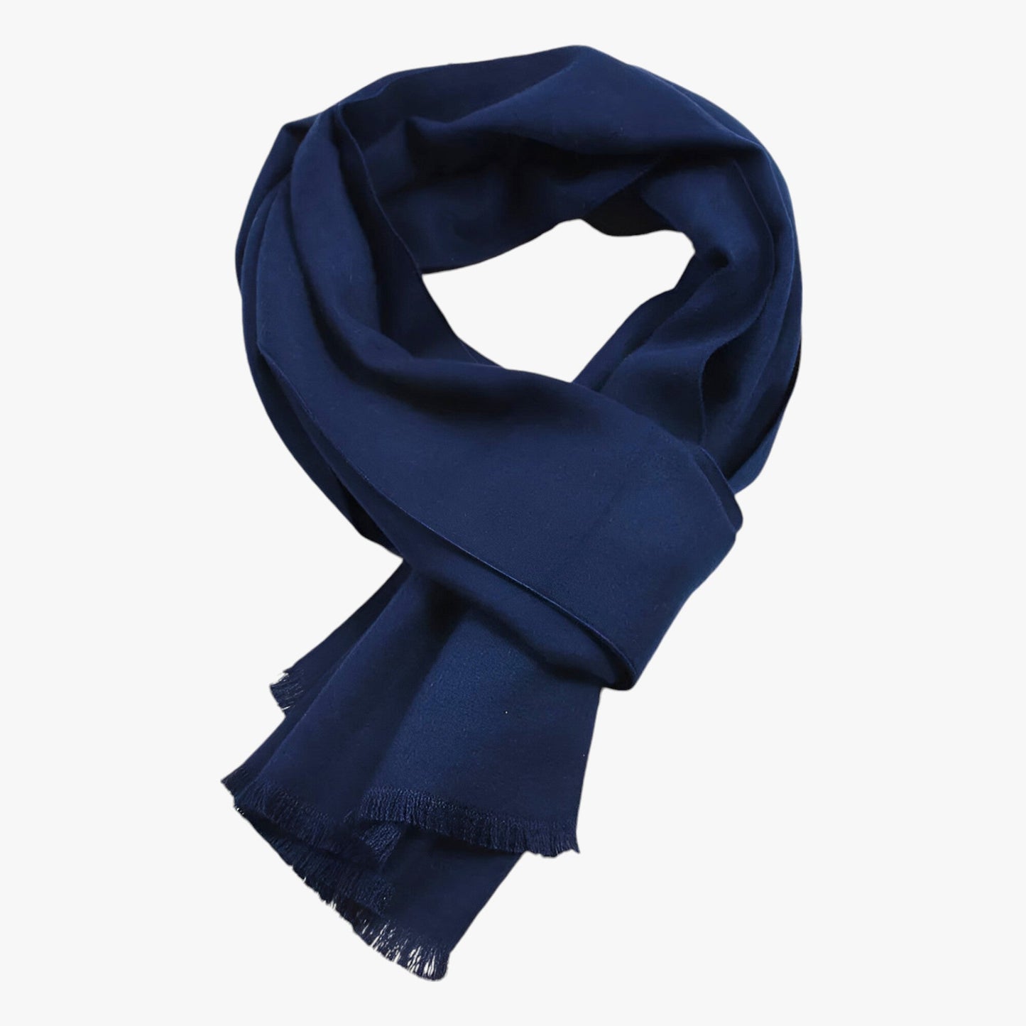 Luxury Cashmere Scarf Solid Color Warm Soft Lightweight Winter Accessory