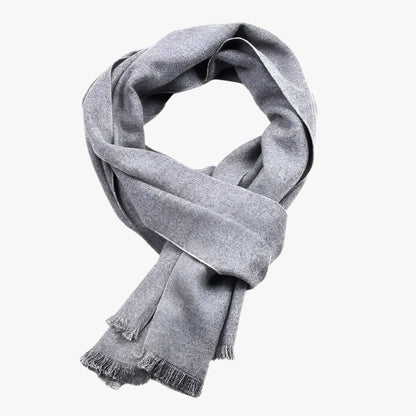 Luxury Cashmere Scarf Solid Color Warm Soft Lightweight Winter Accessory