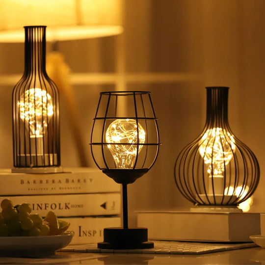 Luxury Decorative LED Table Lamp Modern Night Light Bedside Desk Lamp for Bedroom Living Room Office