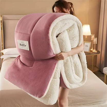 Luxury Fleece Comforter All Season Soft Bedding