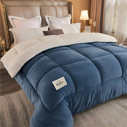 Luxury Fleece Comforter All Season Soft Bedding