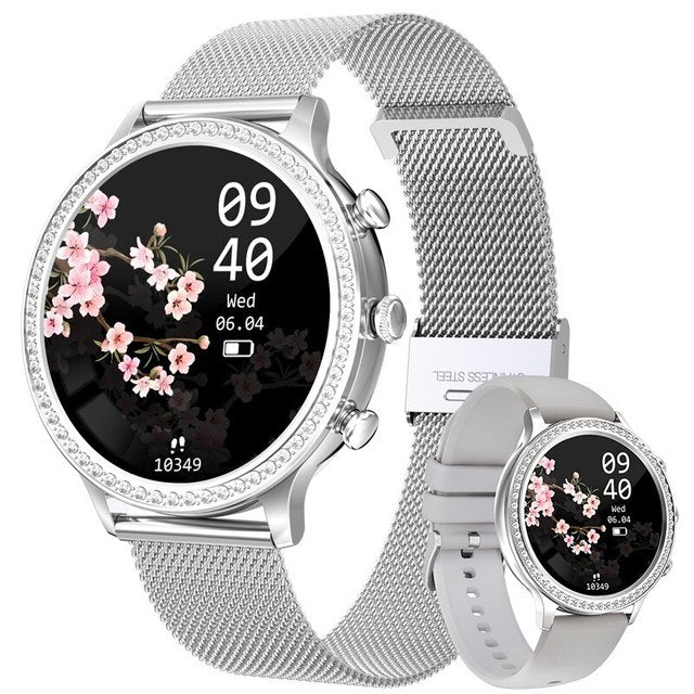 Luxury Smartwatch Health Monitoring Bluetooth Calls Long Battery Life
