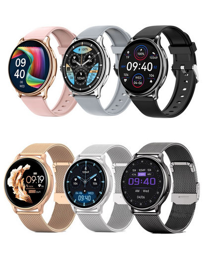 Luxury Smartwatch Health Monitoring Bluetooth Calls Long Battery Life