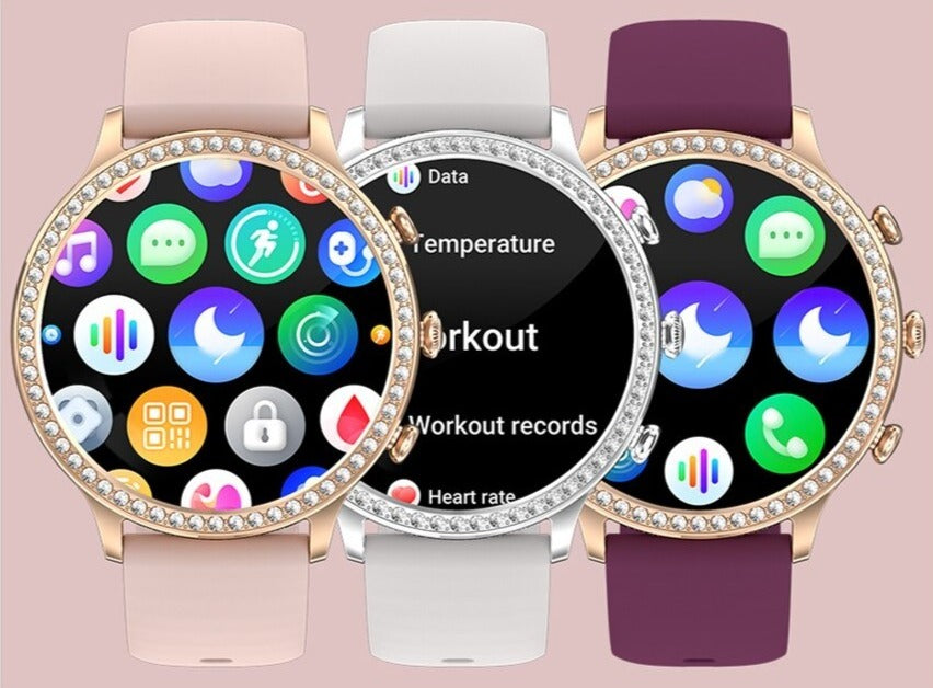 Luxury Smartwatch Health Monitoring Bluetooth Calls Long Battery Life