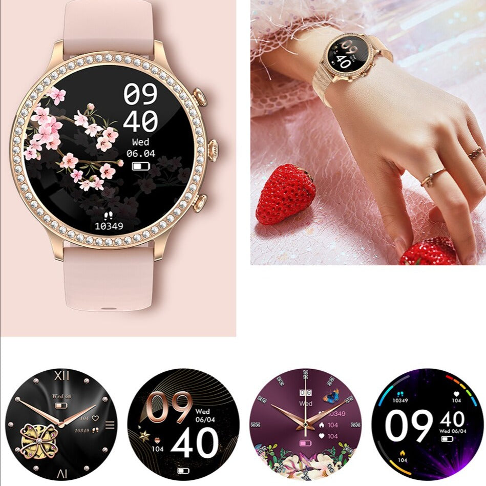 Luxury Smartwatch Health Monitoring Bluetooth Calls Long Battery Life