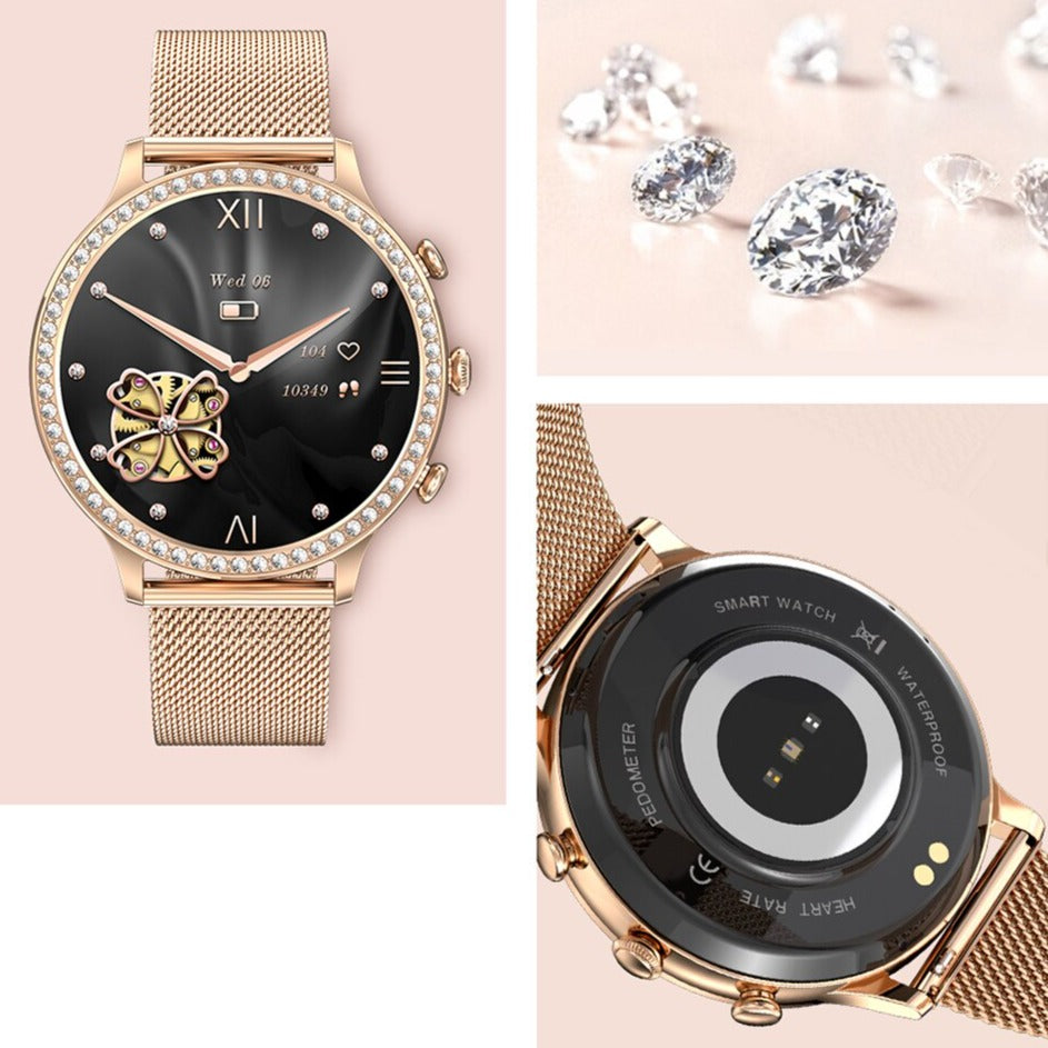 Luxury Smartwatch Health Monitoring Bluetooth Calls Long Battery Life