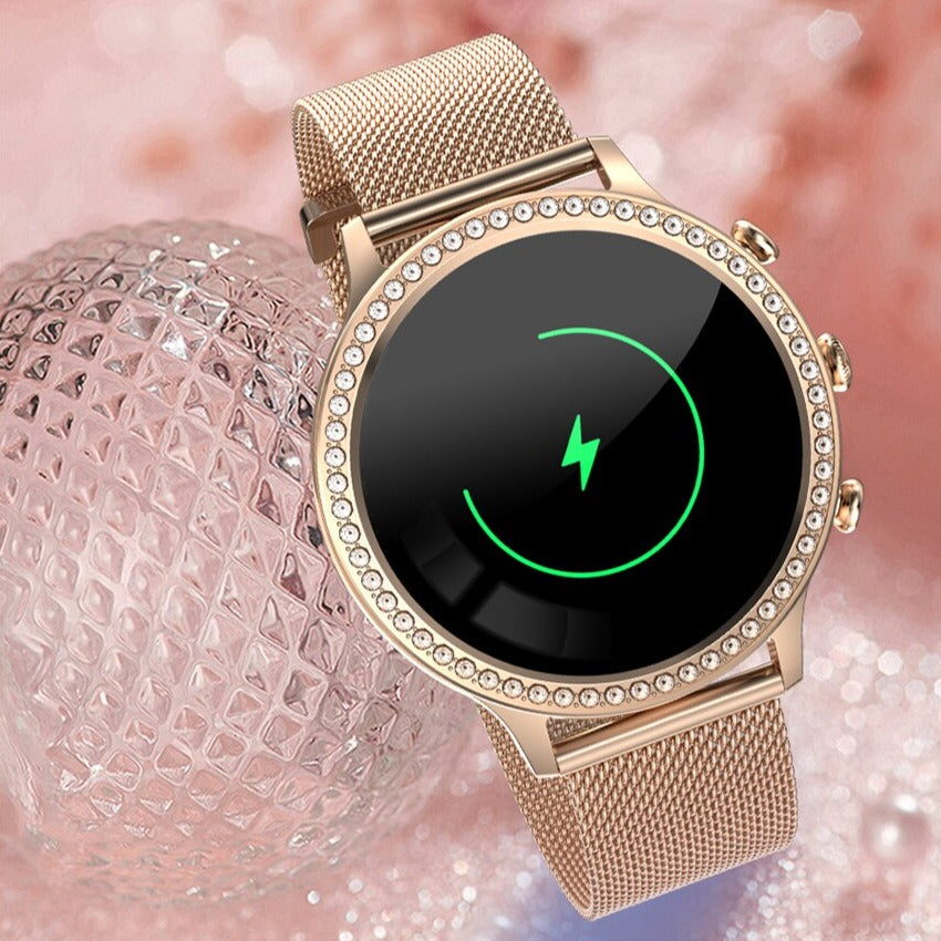 Luxury Smartwatch Health Monitoring Bluetooth Calls Long Battery Life