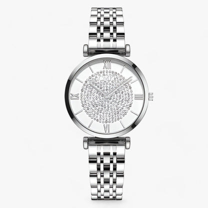 Luxury Stainless Steel Women's Watch Elegant Minimalist Dress Timepiece