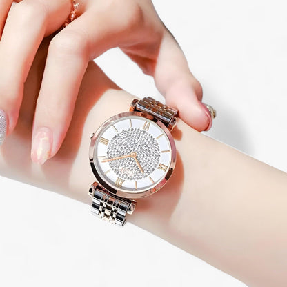 Luxury Stainless Steel Women's Watch Elegant Minimalist Dress Timepiece
