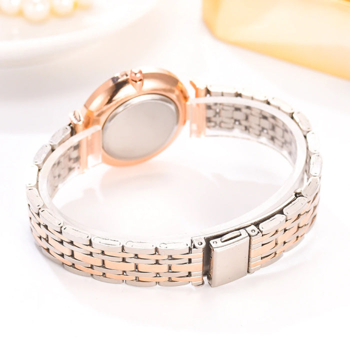 Luxury Stainless Steel Women's Watch Elegant Minimalist Dress Timepiece