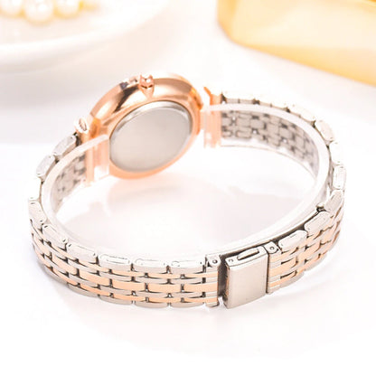 Luxury Stainless Steel Women's Watch Elegant Minimalist Dress Timepiece