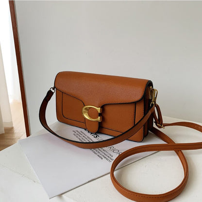 Luxury Vegan Leather Handbag Women's Stylish Designer Shoulder Bag