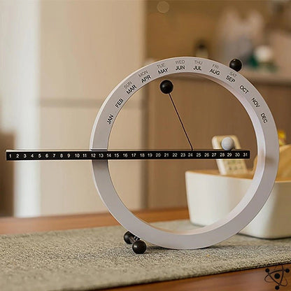 Magnetic Calendar Perpetual Modern Desk Organizer Minimalist Office Decor