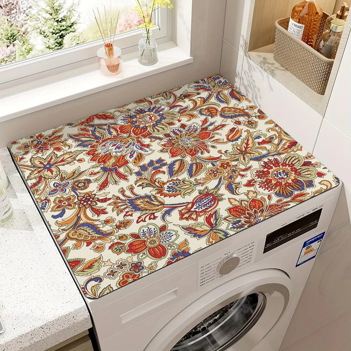 Mandala Appliance Mat Dustproof Spill Resistant Non Slip Countertop Protector