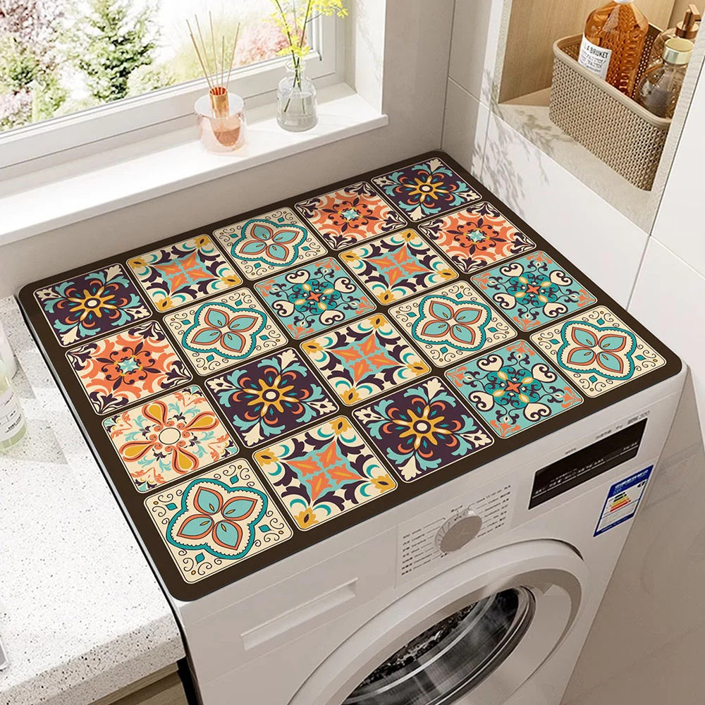 Mandala Appliance Mat Dustproof Spill Resistant Non Slip Countertop Protector