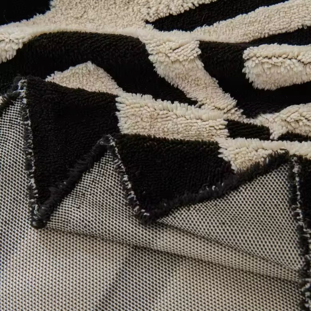 Copridivano jacquard lavabile con motivo a labirinto, per la protezione dei mobili