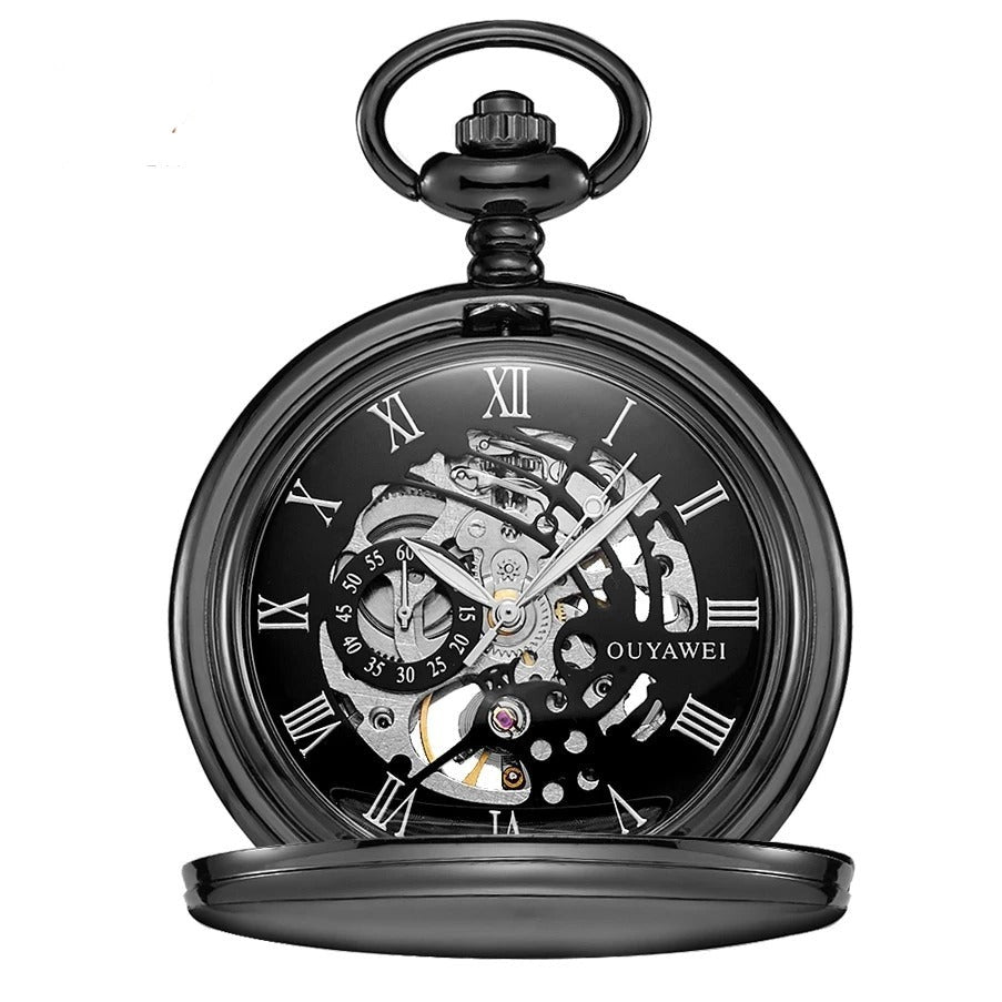 Mechanical Luxury Pocket Watch Classic Vintage Style Manual Wind Timepiece