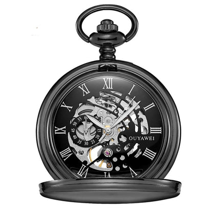 Mechanical Luxury Pocket Watch Classic Vintage Style Manual Wind Timepiece