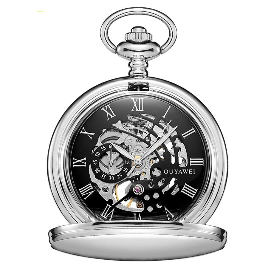 Mechanical Luxury Pocket Watch Classic Vintage Style Manual Wind Timepiece