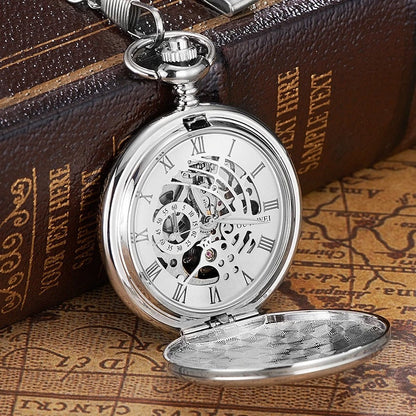 Mechanical Luxury Pocket Watch Classic Vintage Style Manual Wind Timepiece