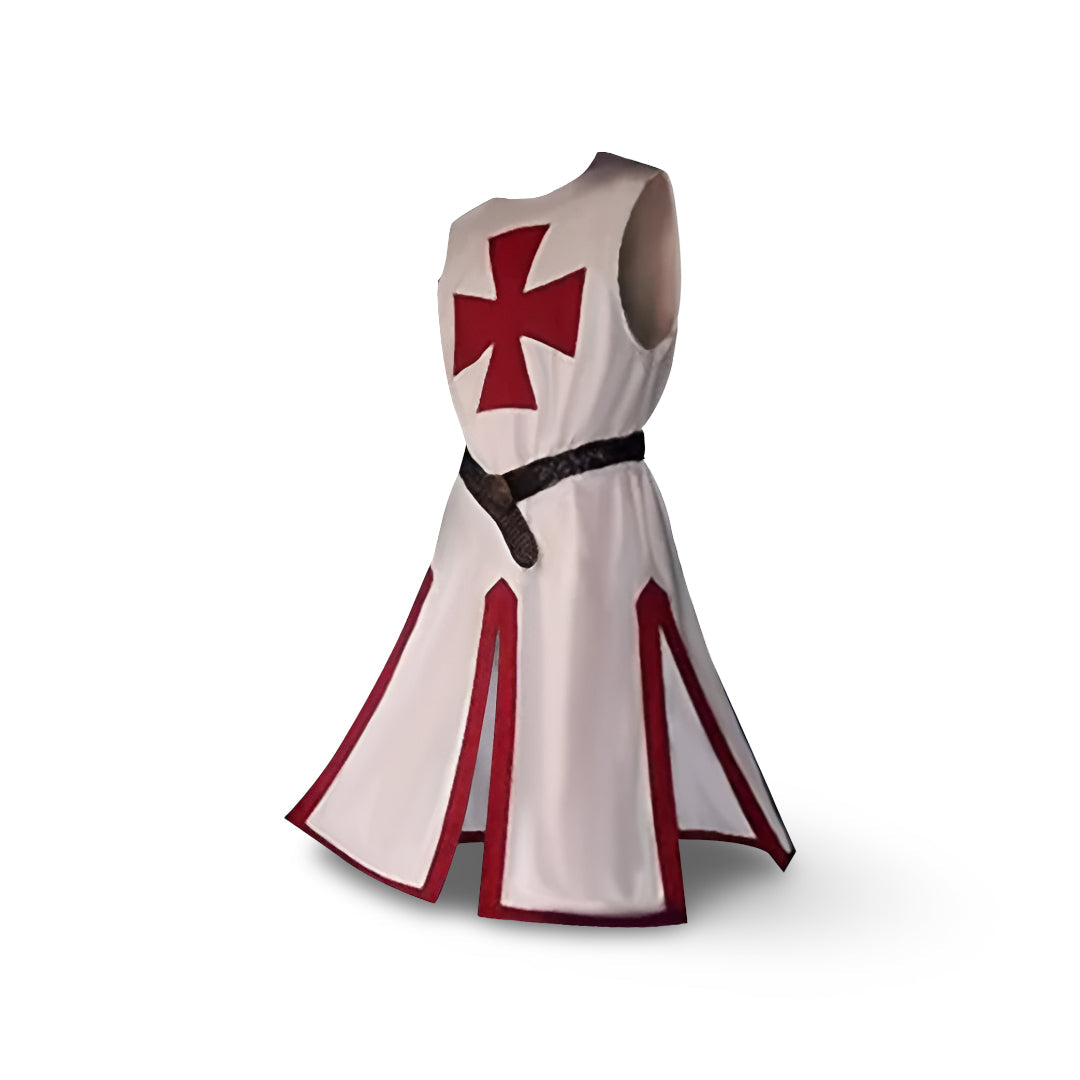 Medieval Knight Halloween Costume Tunic Cloak Cosplay Outfit
