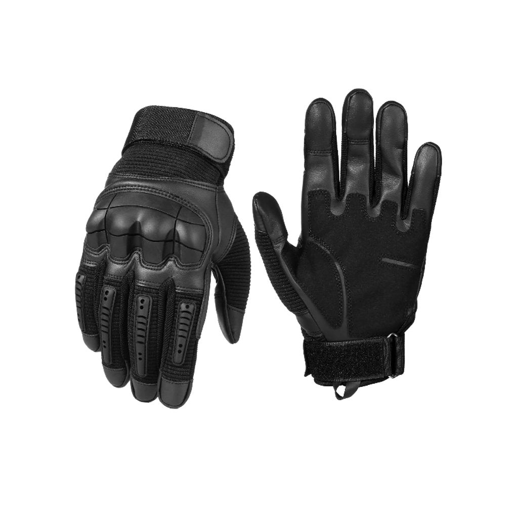 Men’s Tactical Gloves Anti Slip Grip Reinforced Knuckle Adjustable Wrist