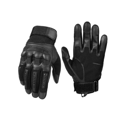 Men’s Tactical Gloves Anti Slip Grip Reinforced Knuckle Adjustable Wrist