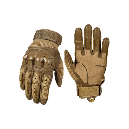 Men’s Tactical Gloves Anti Slip Grip Reinforced Knuckle Adjustable Wrist