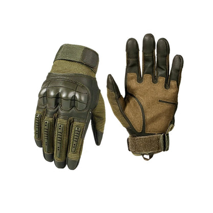 Men’s Tactical Gloves Anti Slip Grip Reinforced Knuckle Adjustable Wrist