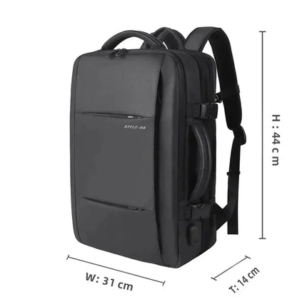 Men’s Waterproof Anti-Theft Business Backpack – 15.6 Inch Laptop Travel Rucksack