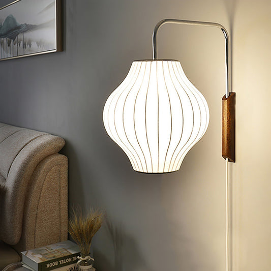Mid-Century Modern Wall Lamp with Soft Diffused Light for Bedroom & Living Room